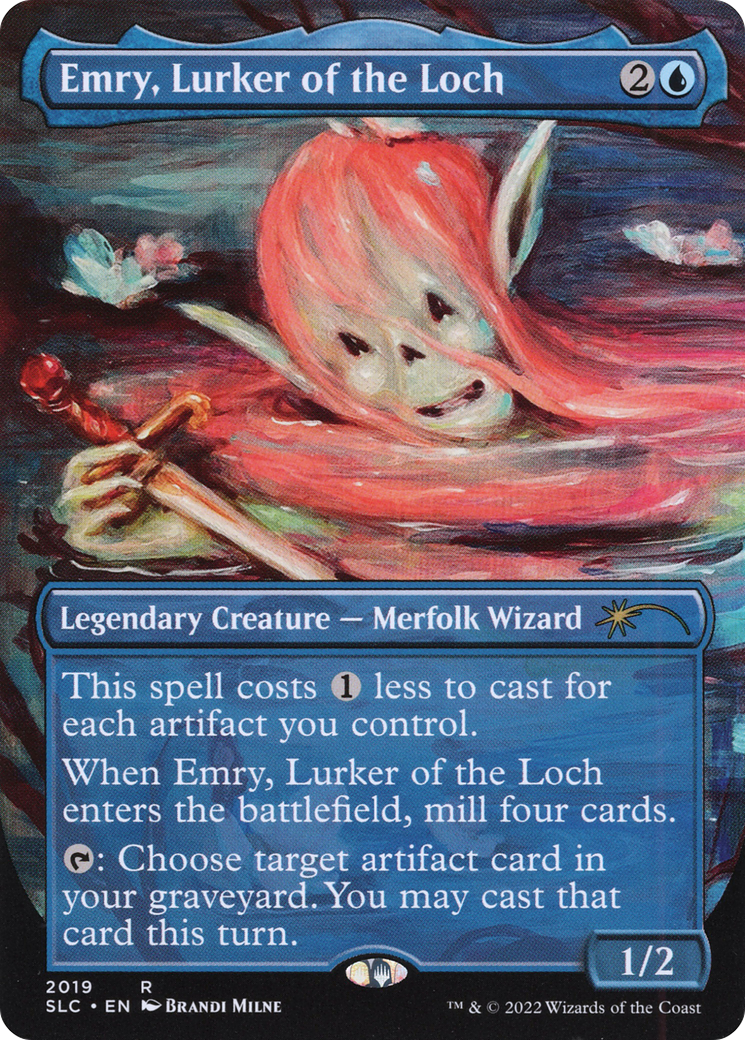 Image of Emry, Lurker of the Loch (Borderless) [Secret Lair Countdown Kit]