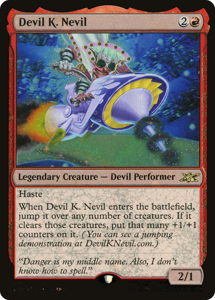 Image of Devil K. Nevil (Galaxy Foil) [Unfinity]