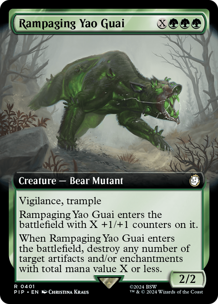 Image of Rampaging Yao Guai (Extended Art) [Fallout]