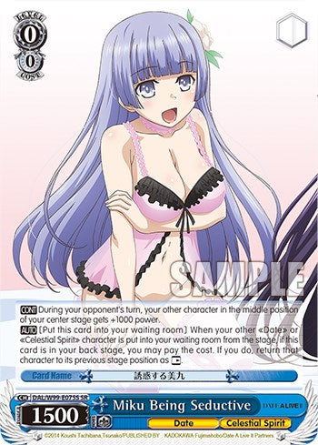 Image of Miku Being Seductive [Date A Live Vol.2]