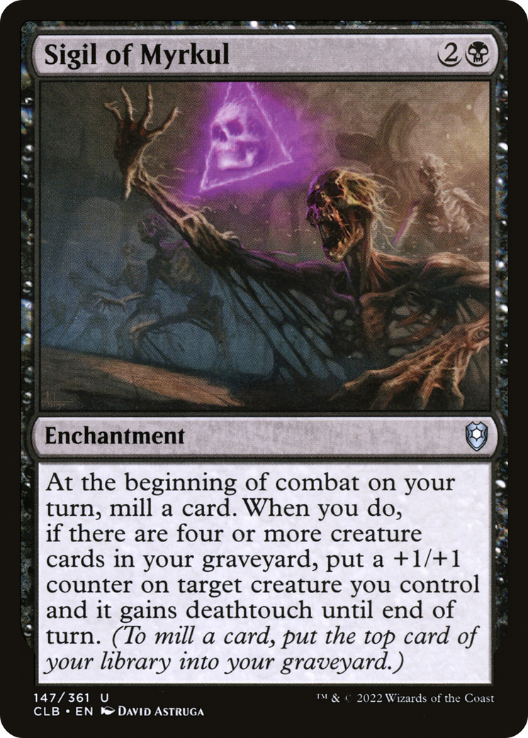 Image of Sigil of Myrkul [Commander Legends: Battle for Baldur's Gate]