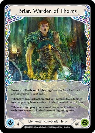 Image of Briar, Warden of Thorns // Titan's Fist [U-ELE062] (Tales of Aria Unlimited)  Unlimited Normal