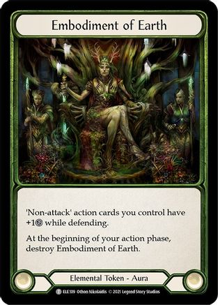 Image of Embodiment of Earth // Shiver [U-ELE109 // U-ELE033] (Tales of Aria Unlimited)  Unlimited Normal