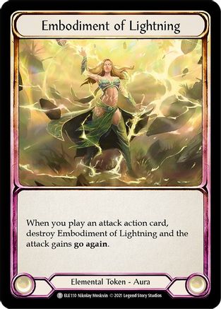 Image of Embodiment of Lightning // Titan's Fist [U-ELE110] (Tales of Aria Unlimited)  Unlimited Normal