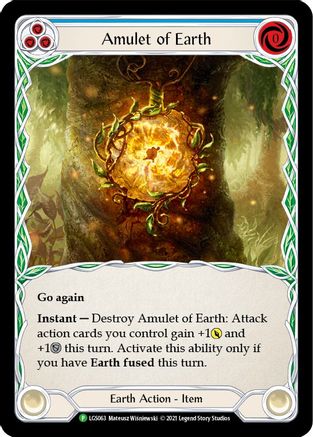 Image of Amulet of Earth [LGS063] (Promo)  Cold Foil