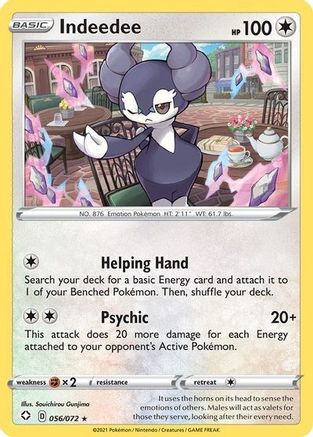 Image of Indeedee (056/072) (Theme Deck Exclusive) [Sword & Shield: Black Star Promos]
