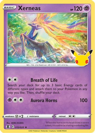 Image of Xerneas (012/025) [Celebrations: 25th Anniversary]