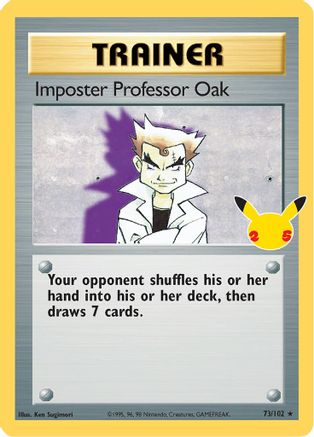Image of Imposter Professor Oak (73/102) [Celebrations: 25th Anniversary - Classic Collection]