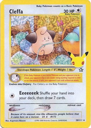 Image of Cleffa (20/111) [Celebrations: 25th Anniversary - Classic Collection]