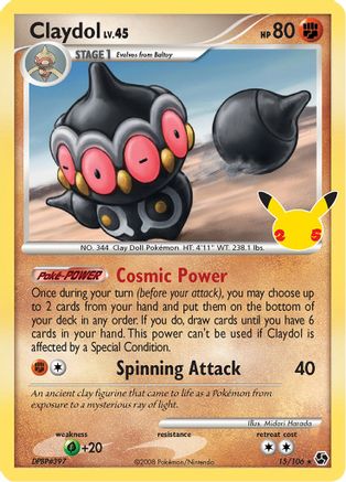 Image of Claydol (15/106) [Celebrations: 25th Anniversary - Classic Collection]