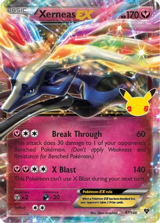 Image of Xerneas EX (97/146) [Celebrations: 25th Anniversary - Classic Collection]