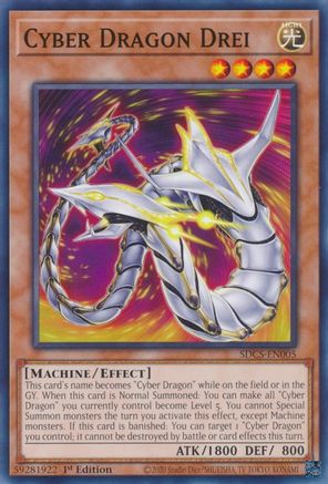 Image of Cyber Dragon Drei [SDCS-EN005] Common