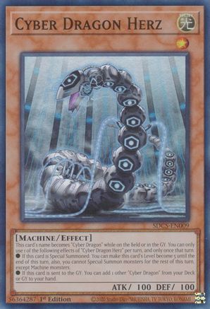 Image of Cyber Dragon Herz [SDCS-EN009] Super Rare