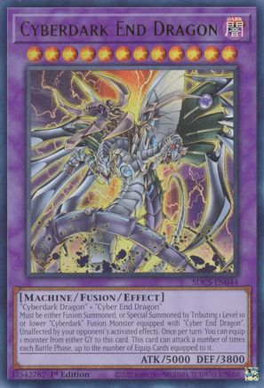 Image of Cyberdark End Dragon [SDCS-EN044] Ultra Rare