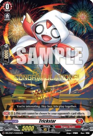 Image of Trickstar (Hot Stamped) (BSL2021/VGD03EN) [Bushiroad Event Cards]