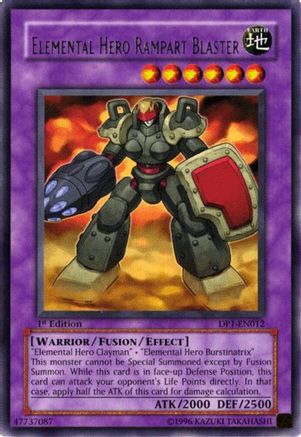 Image of Elemental Hero Rampart Blaster [DP1-EN012] Rare