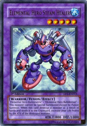 Image of Elemental Hero Steam Healer [DP1-EN013] Ultra Rare