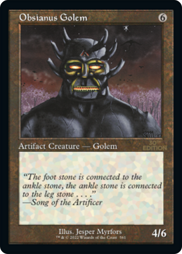 Image of Obsianus Golem (Retro) [30th Anniversary Edition]