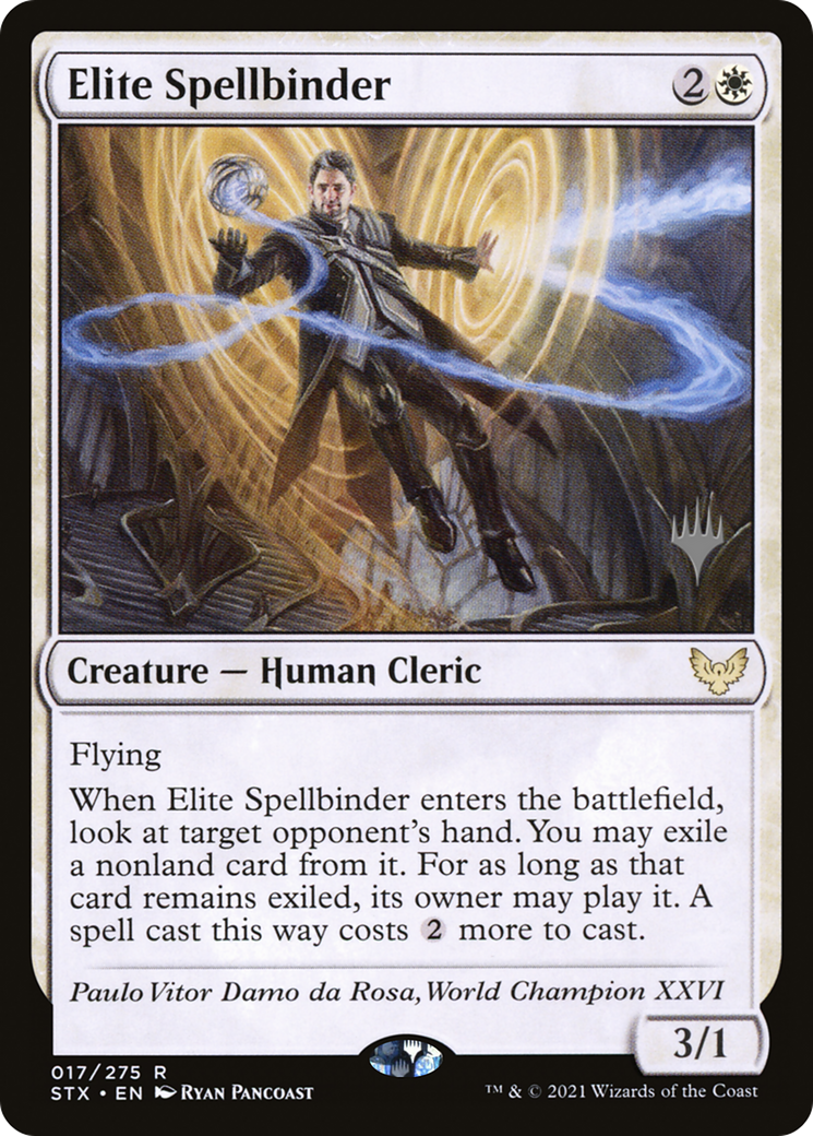 Image of Elite Spellbinder (Promo Pack) [Strixhaven: School of Mages Promos]