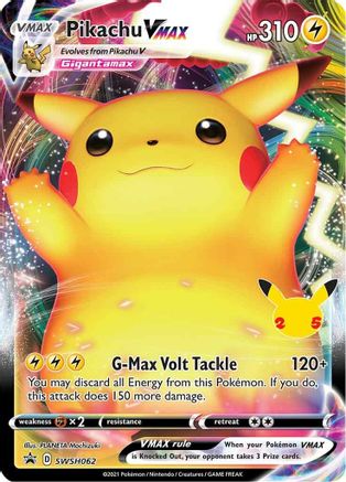 Image of Pikachu VMAX (SWSH062) (Celebrations) [Sword & Shield: Black Star Promos]