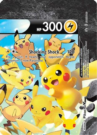 Image of Pikachu V-UNION (SWSH140) (Celebrations) [Sword & Shield: Black Star Promos]