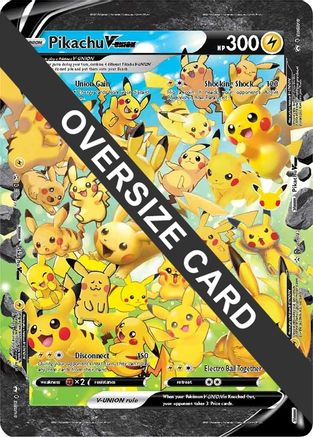 Image of Pikachu V-UNION (Jumbo Card) [Sword & Shield: Black Star Promos]