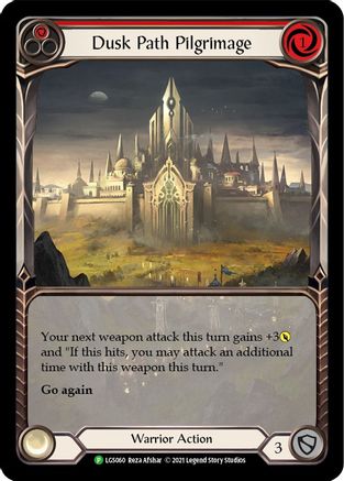 Image of Dusk Path Pilgrimage (Red) [LGS060] (Promo)  Rainbow Foil