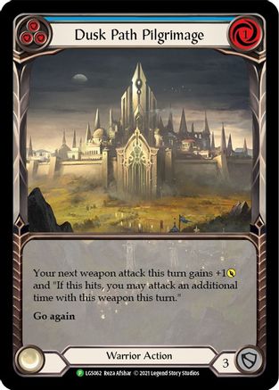 Image of Dusk Path Pilgrimage (Blue) [LGS062] (Promo)  Rainbow Foil