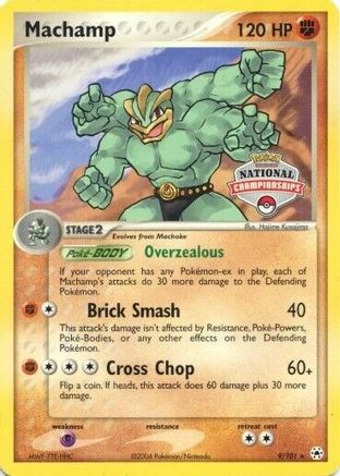 Image of Machamp (9/101) (National Championships Promo) [EX: Hidden Legends]