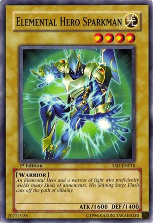 Image of Elemental Hero Sparkman [YSD-EN010] Common