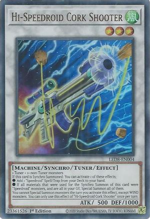 Image of Hi-Speedroid Cork Shooter [LED8-EN004] Ultra Rare