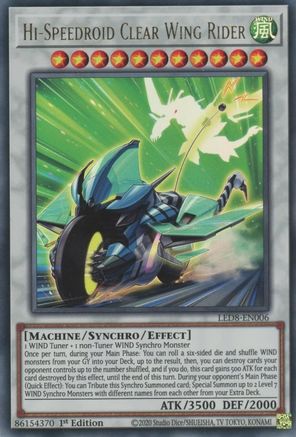 Image of Hi-Speedroid Clear Wing Rider [LED8-EN006] Ultra Rare