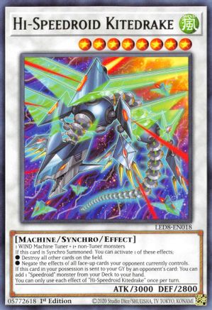 Image of Hi-Speedroid Kitedrake [LED8-EN018] Rare