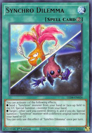 Image of Synchro Dilemma [LED8-EN026] Rare