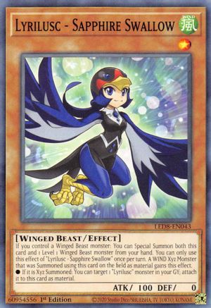 Image of Lyrilusc - Sapphire Swallow [LED8-EN043] Common