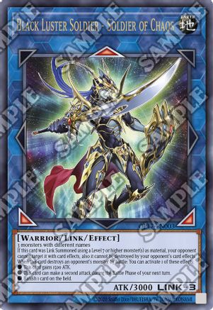 Image of Black Luster Soldier - Soldier of Chaos [OP17-EN003] Ultimate Rare