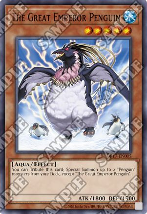 Image of The Great Emperor Penguin [OP17-EN005] Super Rare