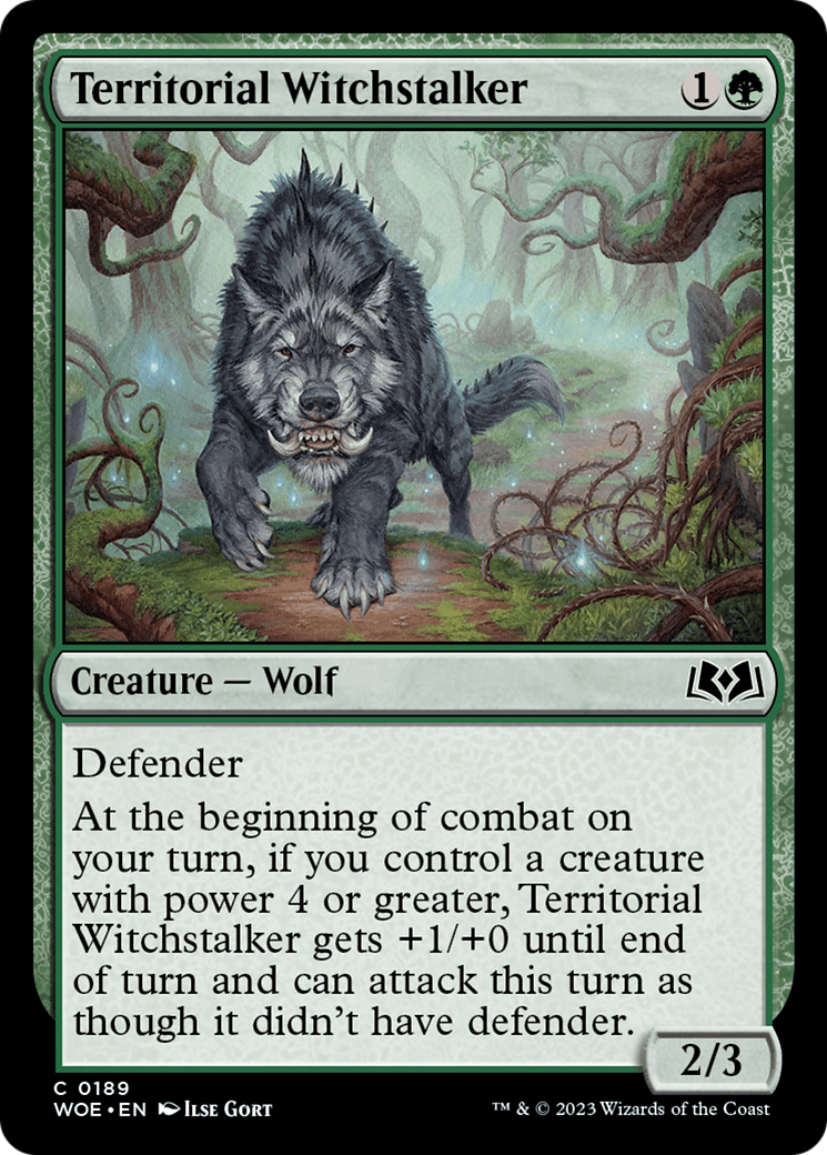 Image of Territorial Witchstalker [Wilds of Eldraine]
