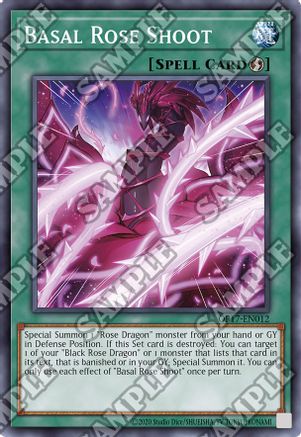 Image of Basal Rose Shoot [OP17-EN012] Super Rare