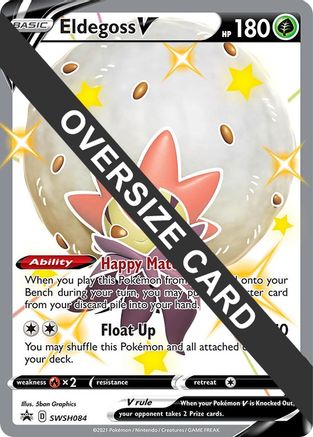 Image of Eldegoss V (SWSH084) (Jumbo Card) [Sword & Shield: Black Star Promos]