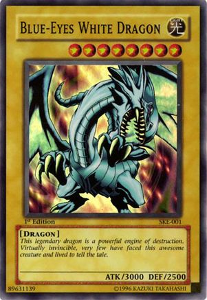 Image of Blue-Eyes White Dragon [SKE-001] Super Rare