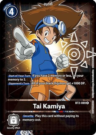 Image of Tai Kamiya [BT2-089] (Official Tournament Pack Vol.3) [Release Special Booster Promos]