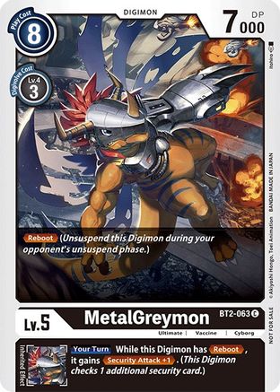 Image of MetalGreymon [BT2-063] (Official Tournament Pack Vol.3) [Release Special Booster Promos]