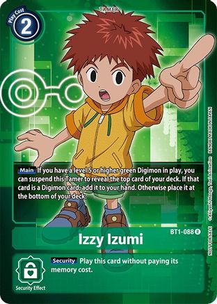 Image of Izzy Izumi [BT1-088] (Official Tournament Pack Vol.3) [Release Special Booster Promos]
