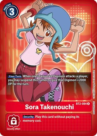 Image of Sora Takenouchi [BT2-084] (Official Tournament Pack Vol.3) [Release Special Booster Promos]