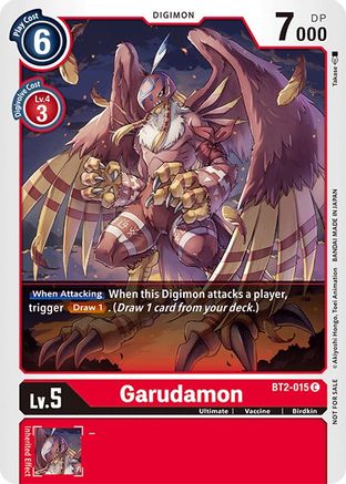 Image of Garudamon [BT2-015] (Official Tournament Pack Vol.3) [Release Special Booster Promos]