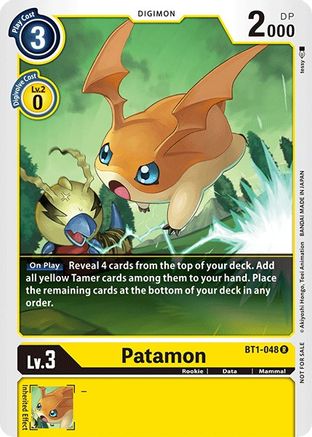 Image of Patamon [BT1-048] (Official Tournament Pack Vol.3) [Release Special Booster Promos]