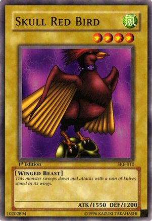 Image of Skull Red Bird [SKE-010] Common
