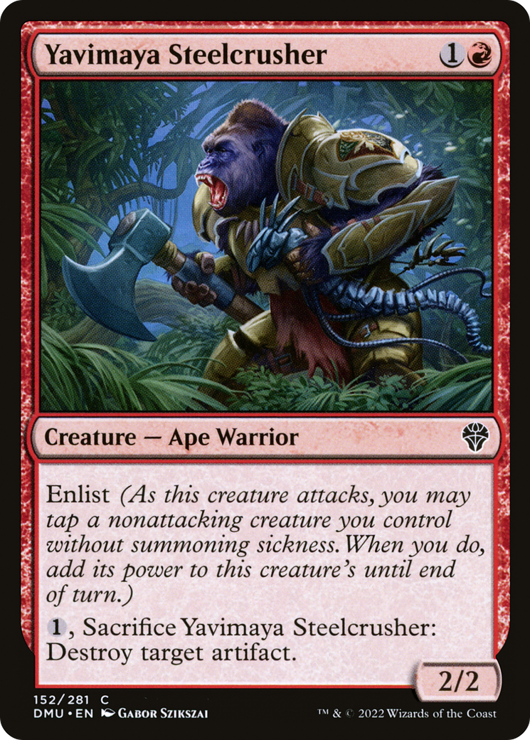 Image of Yavimaya Steelcrusher [Dominaria United]
