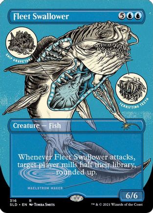 Image of Fleet Swallower (Borderless Foil Etched) [Secret Lair Drop Series]